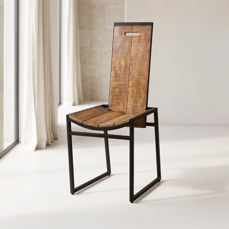 Holz-Metall-Stuhl - Classy