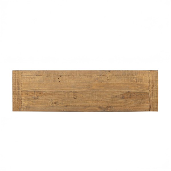 Sideboard aus massivem Kiefernholz in Weiß und Holzoptik 160 cm - Mayfield