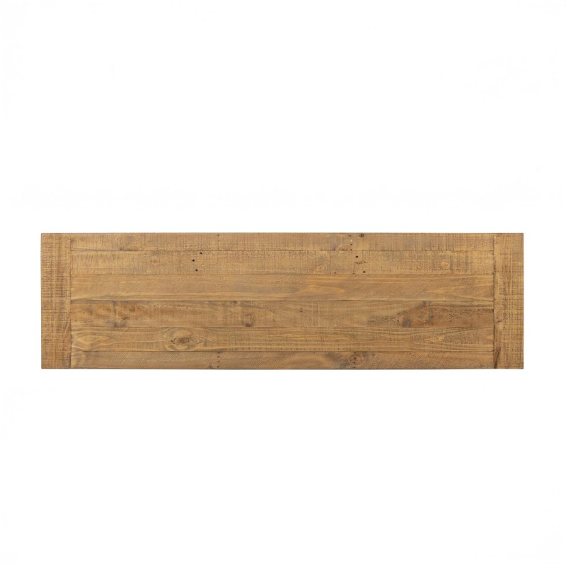 Sideboard aus massivem Kiefernholz in Weiß und Holzoptik 160 cm - Mayfield