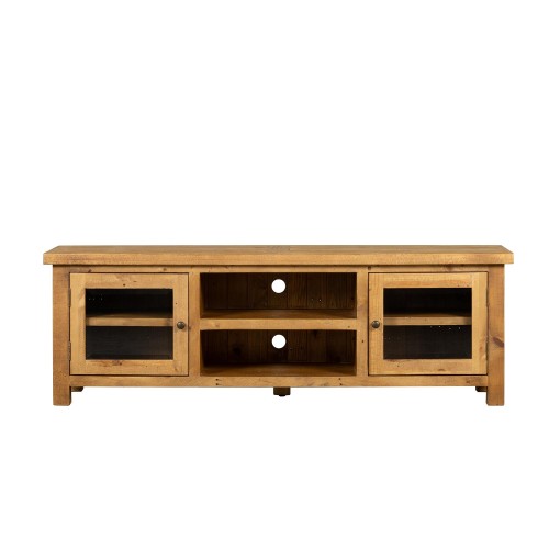 TV-Möbel aus massivem Kiefernholz natur 170 cm - Richwood