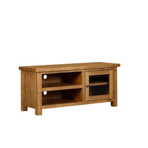 TV-Möbel aus massivem Kiefernholz natur 120 cm - Richwood