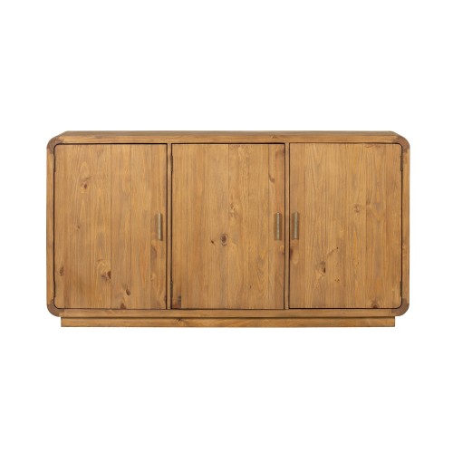 Sideboard aus massivem Kiefernholz natur 160 cm - Valdora
