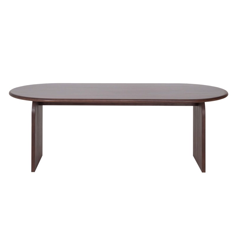 Moderner ovaler Esstisch aus Massivholz 220 cm - Enoa