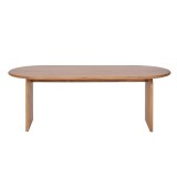 Moderner ovaler Esstisch aus Massivholz 220 cm - Enoa