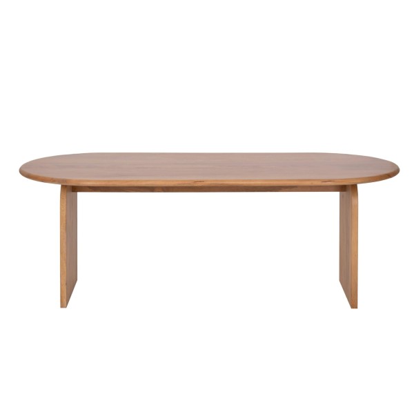 Moderner ovaler Esstisch aus Massivholz 220 cm - Enoa