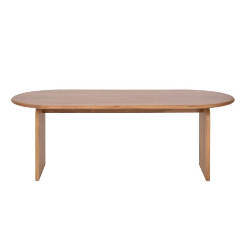 Moderner ovaler Esstisch aus Massivholz 220 cm - Enoa