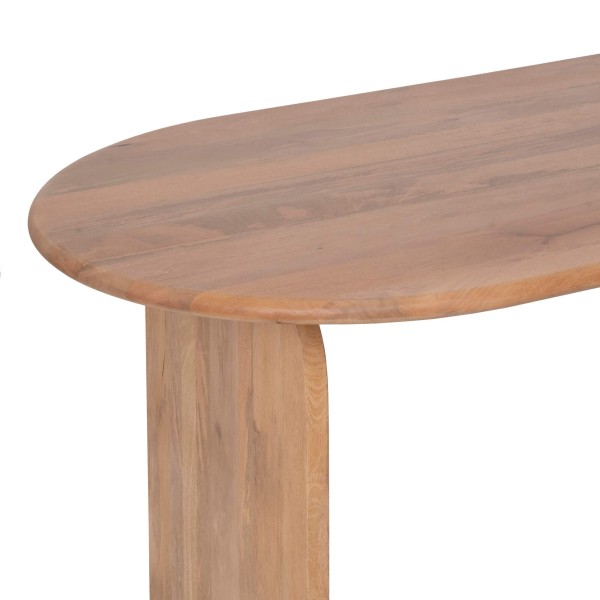 Moderner ovaler Esstisch aus Massivholz 220 cm - Enoa