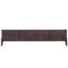 Modernes TV-Lowboard aus Massivholz 200 cm (hängend oder stehend) - Sohana