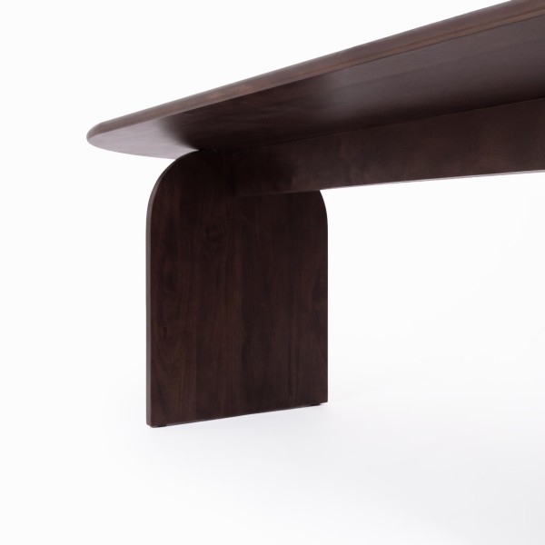 Moderner ovaler Esstisch aus Massivholz 220 cm - Enoa