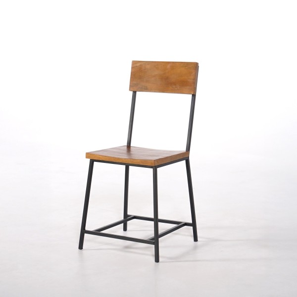 Holz- und Metallstuhl Robin