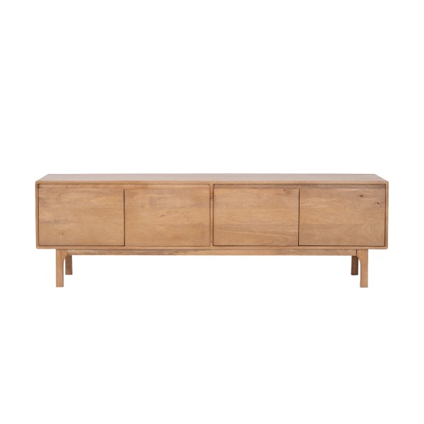 TV-Lowboard aus massivem Naturholz 180 cm (hängend oder stehend) - Ivar
