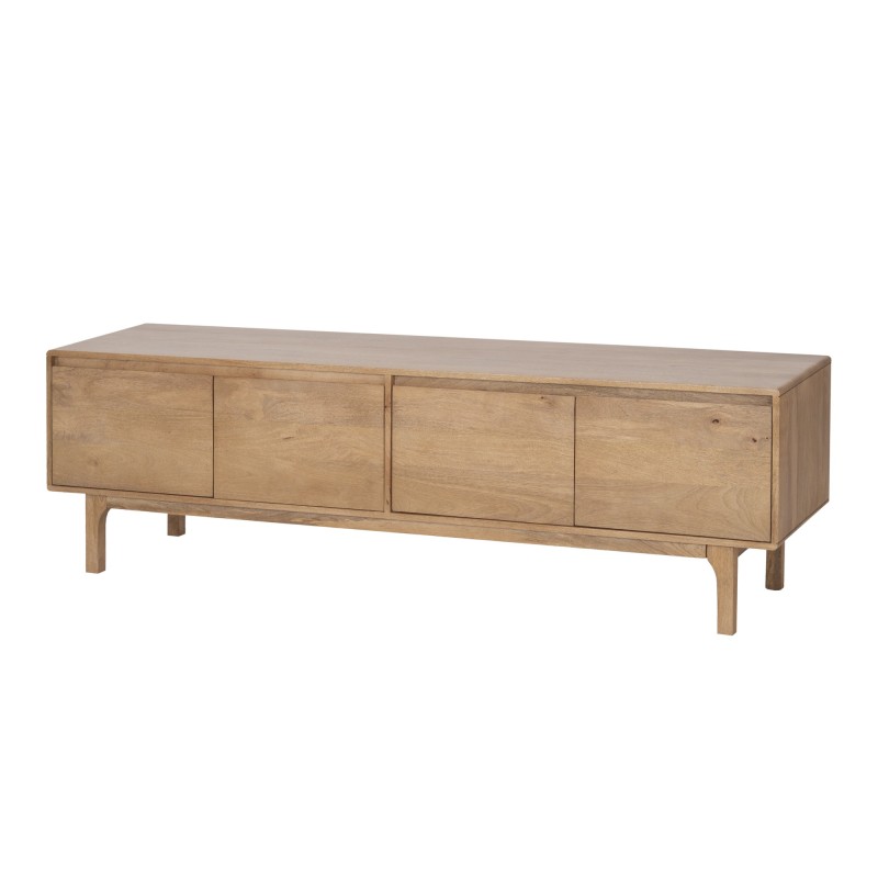 TV-Lowboard aus massivem Naturholz 180 cm (hängend oder stehend) - Ivar