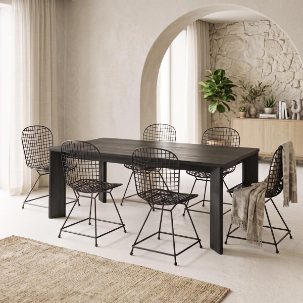 Stuhl aus Metall im Industriestil – Wire