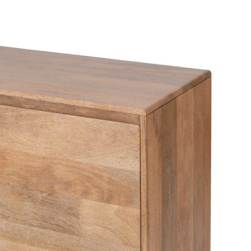 Sideboard aus naturfarbenem Massivholz 200 cm - Ivar