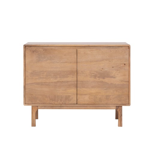 Sideboard aus naturfarbenem Massivholz 100 cm - Ivar