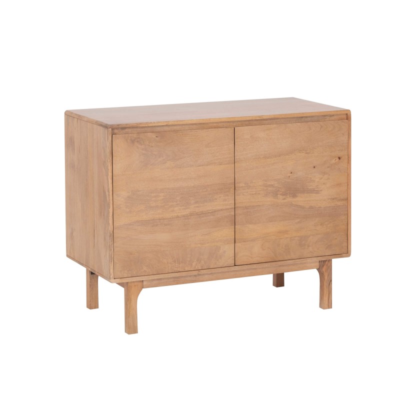 Sideboard aus naturfarbenem Massivholz 100 cm - Ivar