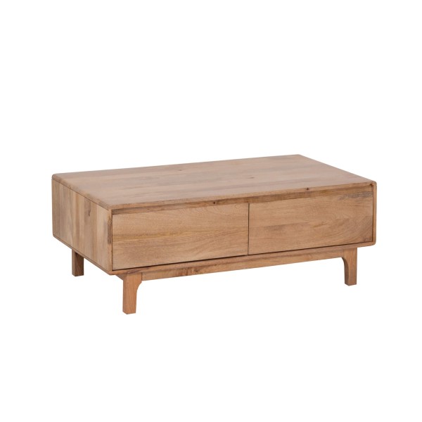 Couchtisch aus naturfarbenem Massivholz - Ivar