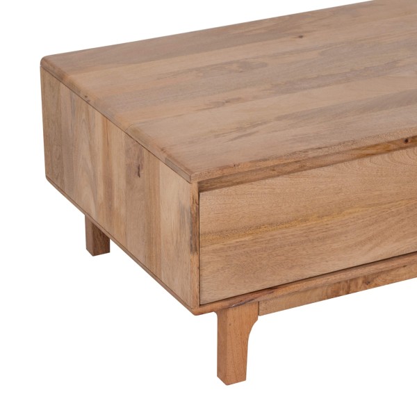Couchtisch aus naturfarbenem Massivholz - Ivar