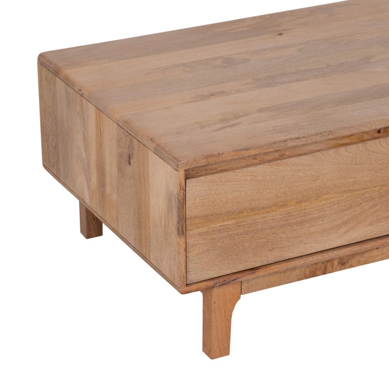 Couchtisch aus naturfarbenem Massivholz - Ivar