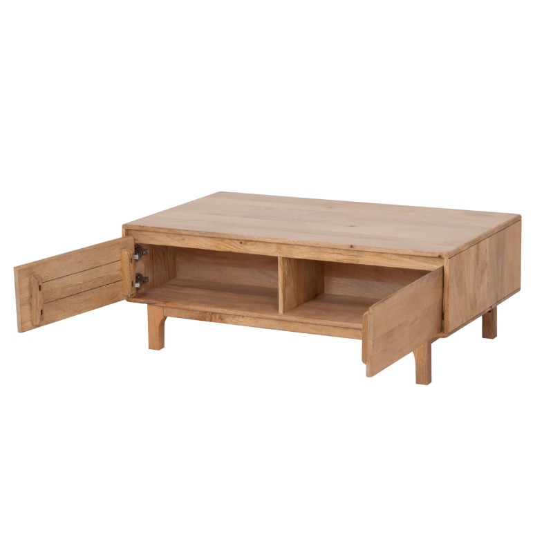 Couchtisch aus naturfarbenem Massivholz - Ivar