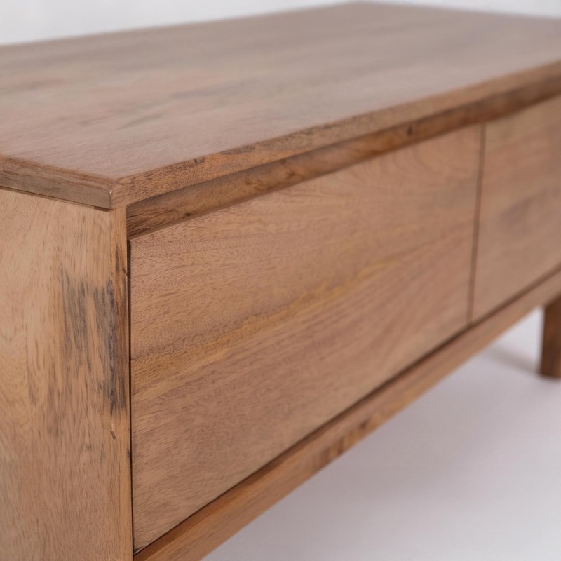 Couchtisch aus naturfarbenem Massivholz - Ivar