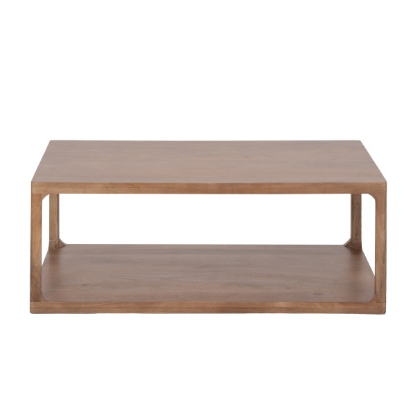 Couchtisch aus naturfarbenem Massivholz - Elven