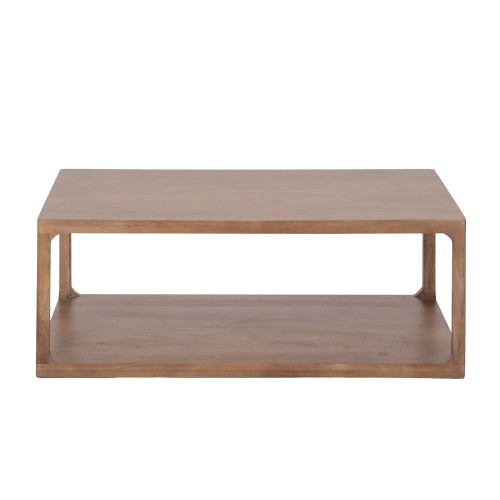 Couchtisch aus naturfarbenem Massivholz - Elven