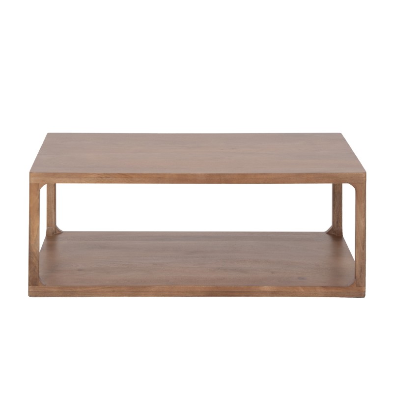 Couchtisch aus naturfarbenem Massivholz - Elven