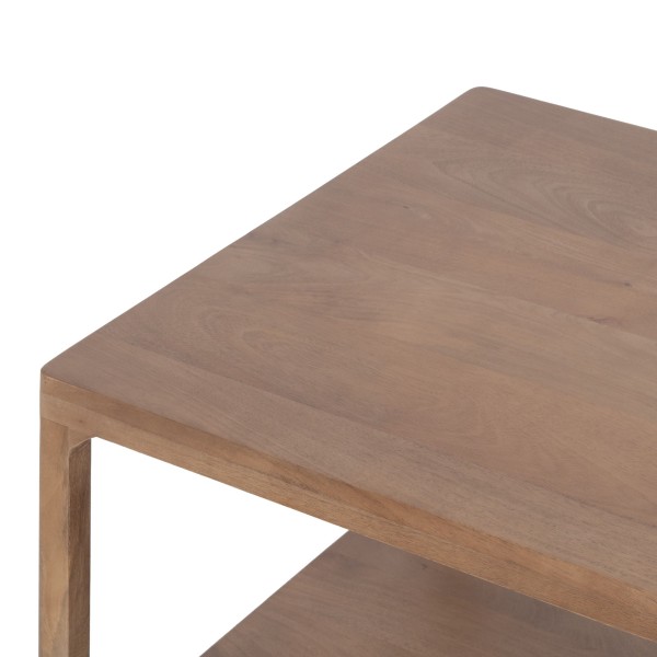 Couchtisch aus naturfarbenem Massivholz - Elven