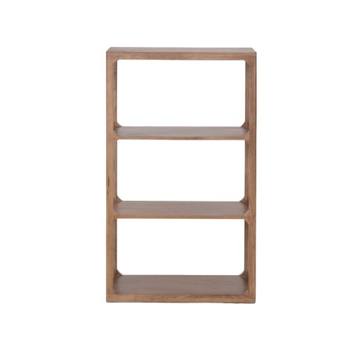 Bücherregal aus naturfarbenem Massivholz 70 cm - Elven