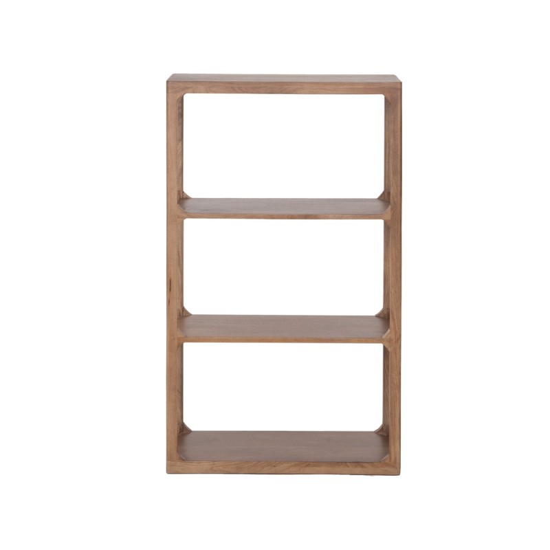Bücherregal aus naturfarbenem Massivholz 70 cm - Elven