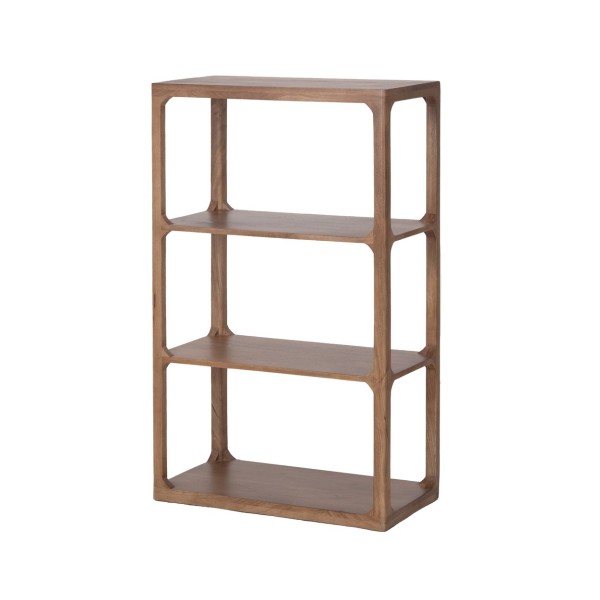 Bücherregal aus naturfarbenem Massivholz 70 cm - Elven