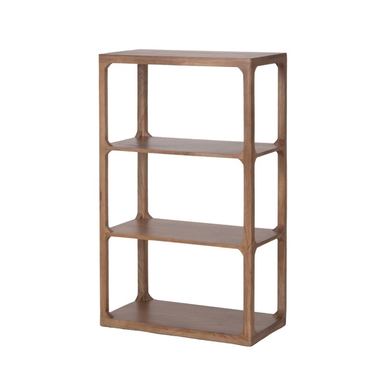 Bücherregal aus naturfarbenem Massivholz 70 cm - Elven