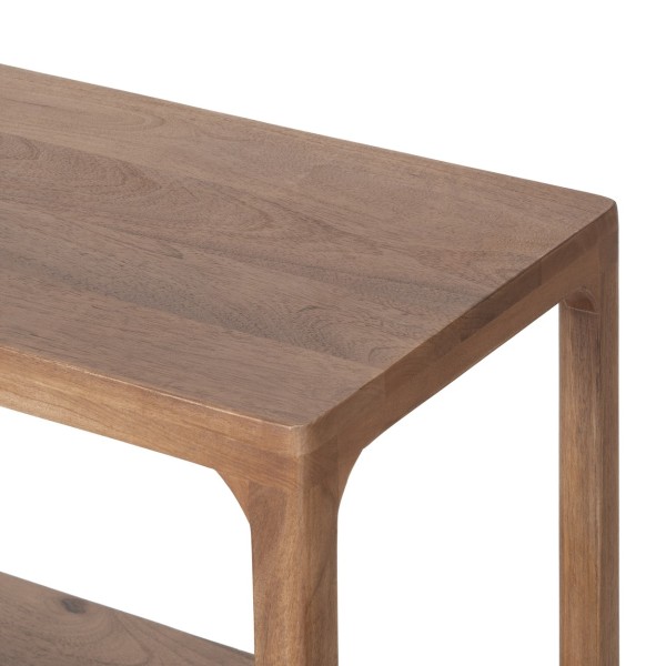 Bücherregal aus naturfarbenem Massivholz 70 cm - Elven