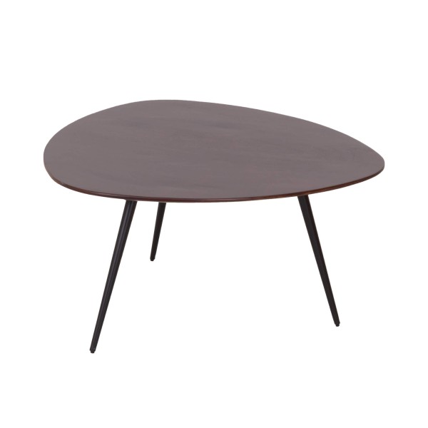 2er-Set Vintage-Satztische aus Massivholz - Aster