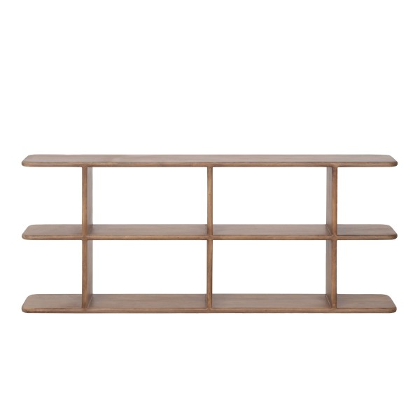 Design-Bücherregal aus naturfarbenem Massivholz 170 cm - Varda