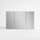 Badezimmerspiegelschrank mit dreiteiligem Spiegel 120 x 75 cm