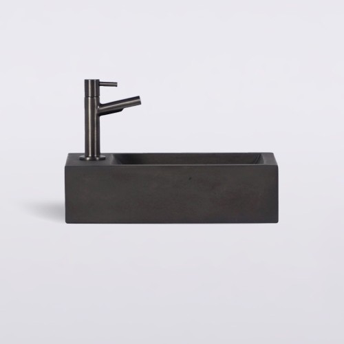 Kleines Wandwaschbecken aus Beton für das Gäste-WC - Core