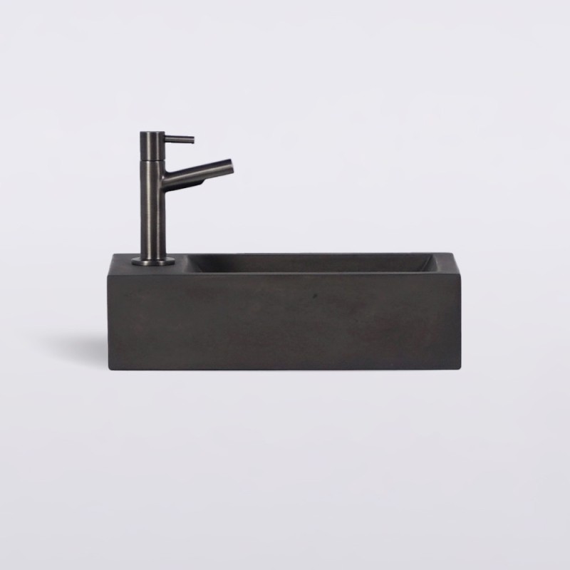 Kleines Wandwaschbecken aus Beton für das Gäste-WC - Core
