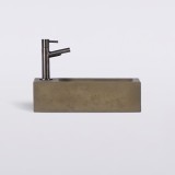 Kleines Wandwaschbecken aus Beton für das Gäste-WC - Core