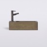 Kleines Wandwaschbecken aus Beton für das Gäste-WC - Core