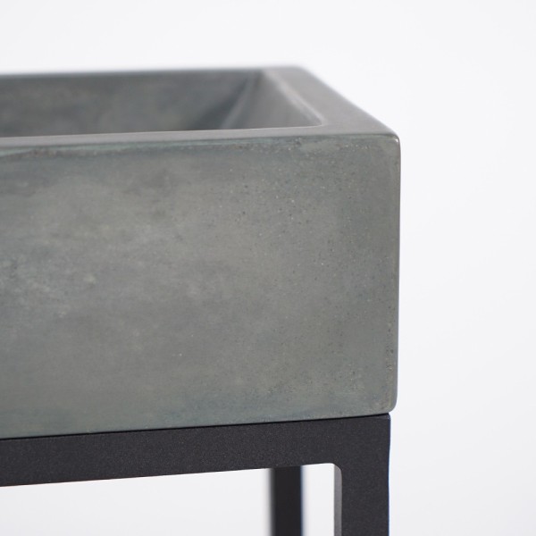 Handwaschbecken mit Handtuchhalter und Waschbecken aus Beton - Core