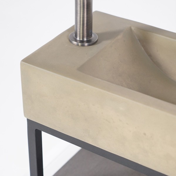 Handwaschbecken mit Handtuchhalter und Waschbecken aus Beton - Core
