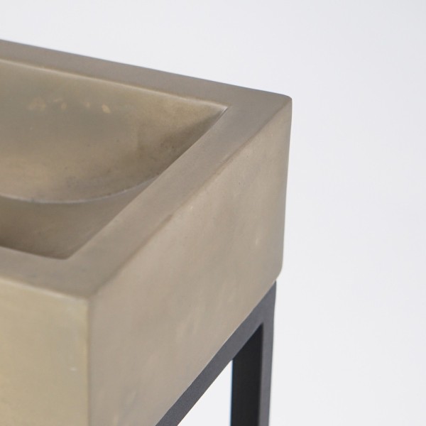 Handwaschbecken mit Handtuchhalter und Waschbecken aus Beton - Core