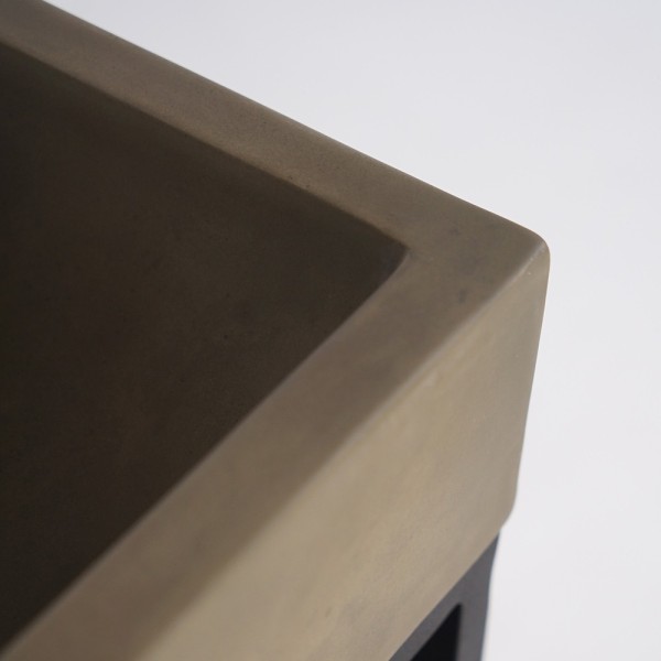 Handwaschbecken mit Handtuchhalter und Waschbecken aus Beton - Core