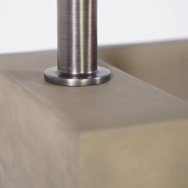 Handwaschbecken mit Handtuchhalter und Waschbecken aus Beton - Core