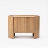 Sideboard aus massivem Eichenholz mit 2 Türen 110 cm - Lago