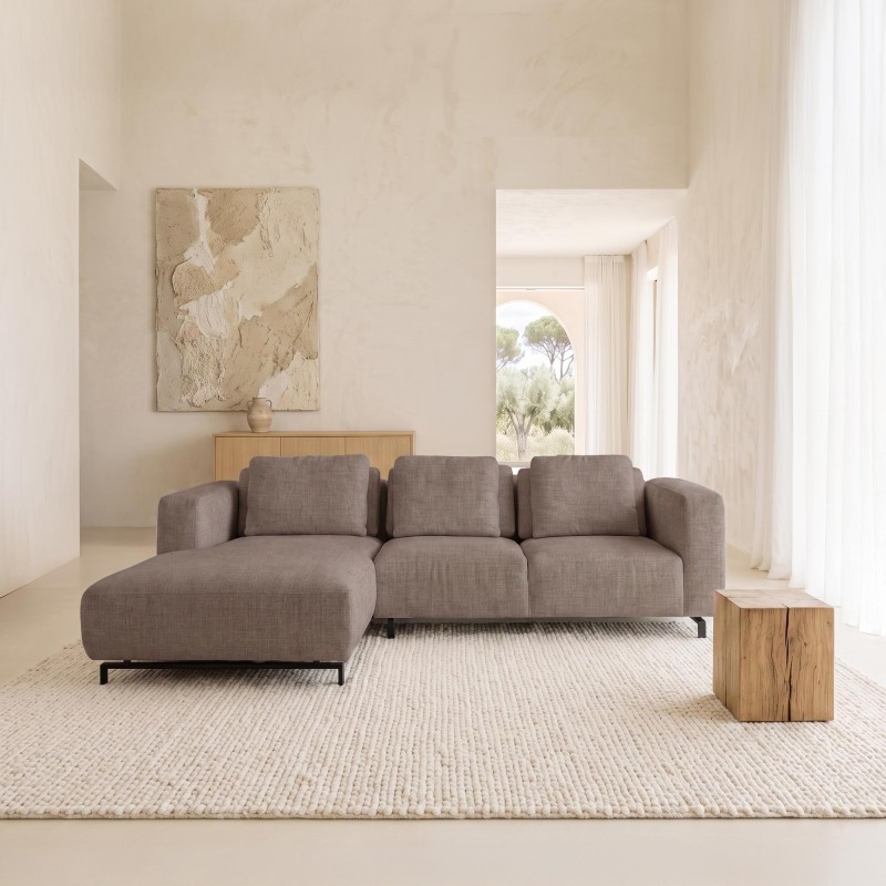Ecksofa 4-Sitzer mit linker Ottomane – Miro