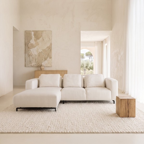 Ecksofa 4-Sitzer mit linker Ottomane – Miro