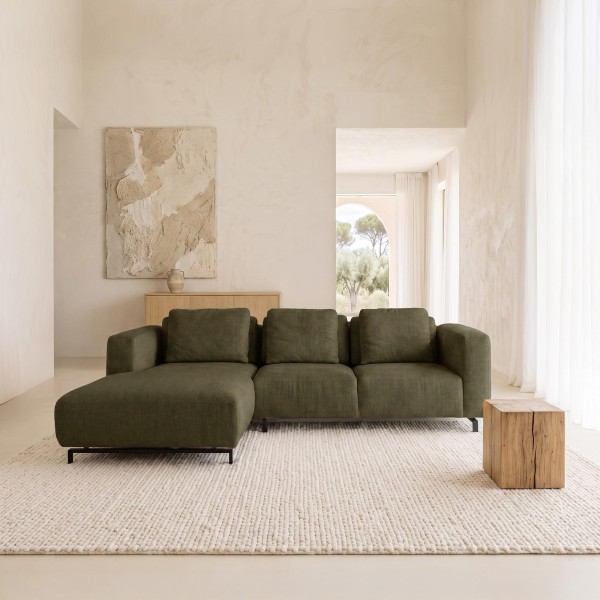 Ecksofa 4-Sitzer mit linker Ottomane – Miro